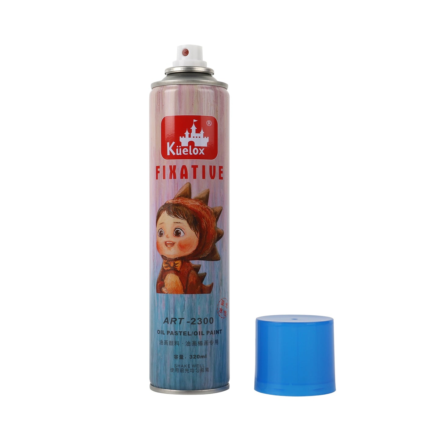 Professional Oil Pastel Fixative Spray for Anti-Stick Protection