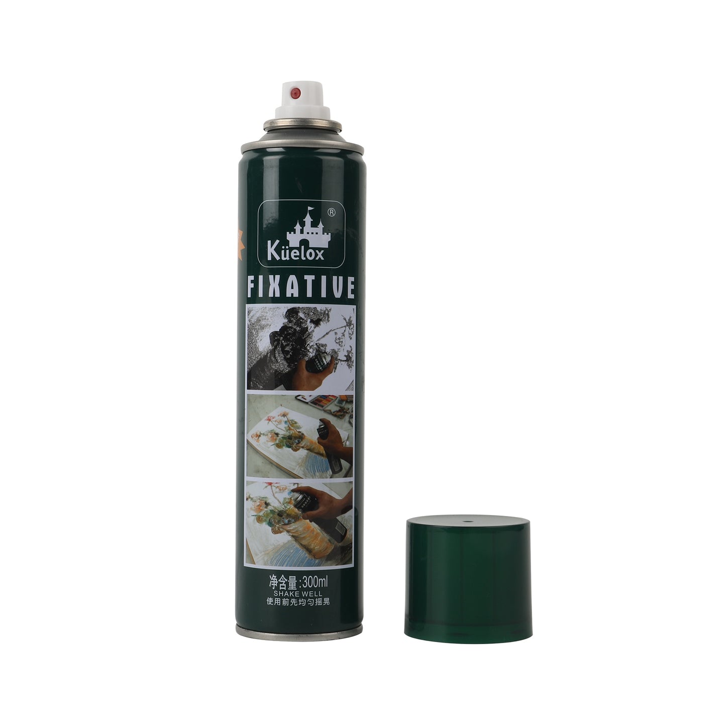 Professional Fine-Mist Fixative Spray for Dry Media Art