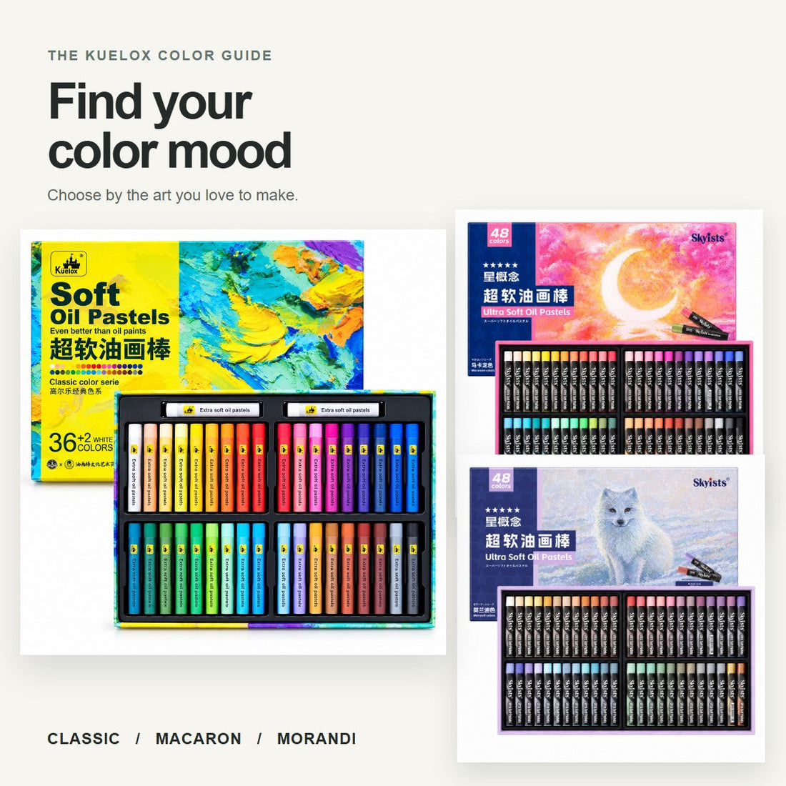 How to Choose KUELOX Oil Pastel Colors for the Art You Love to Make