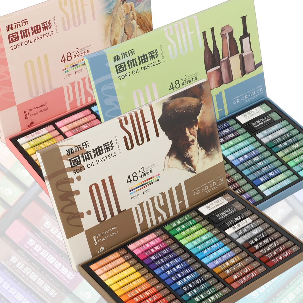 Kuelox Professional Soft Oil Pastels 48 Colors