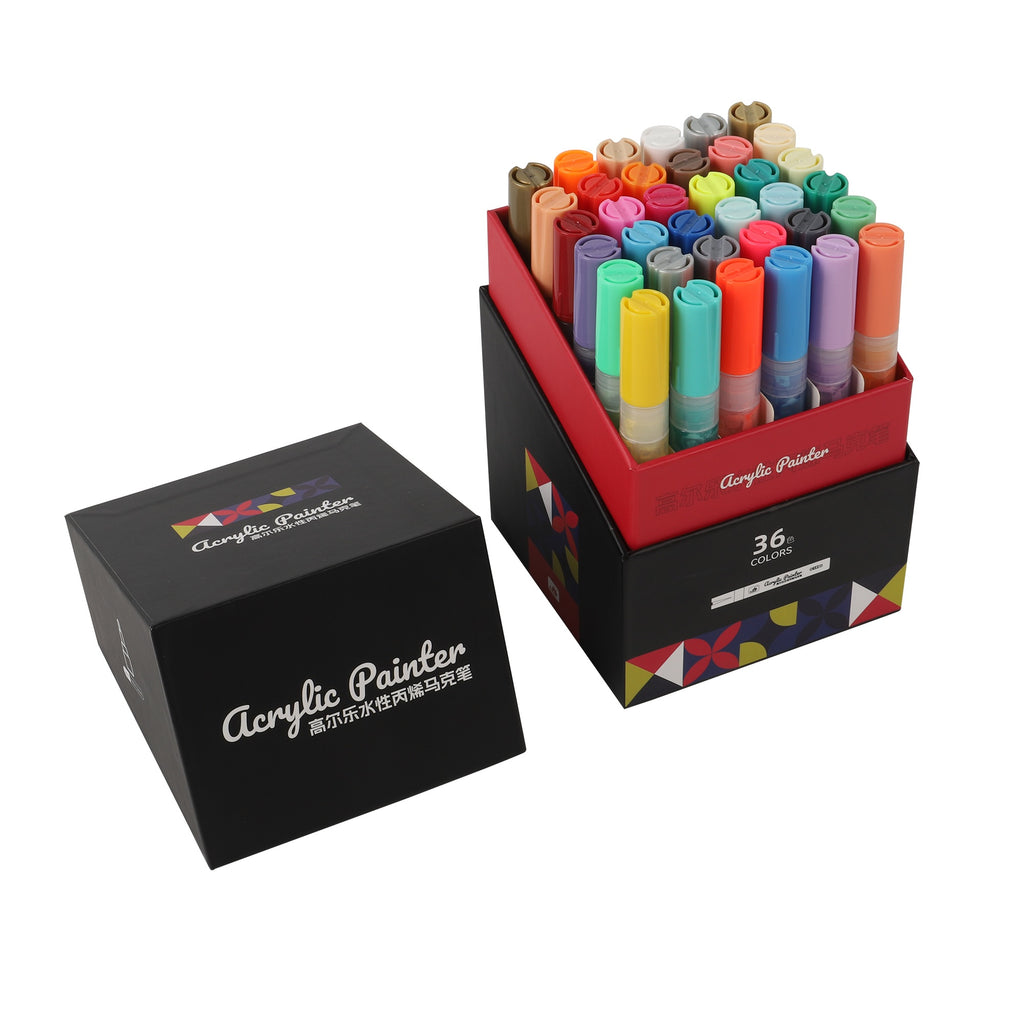Kuelox Water-based Acrylic Marker 24-36 Colors