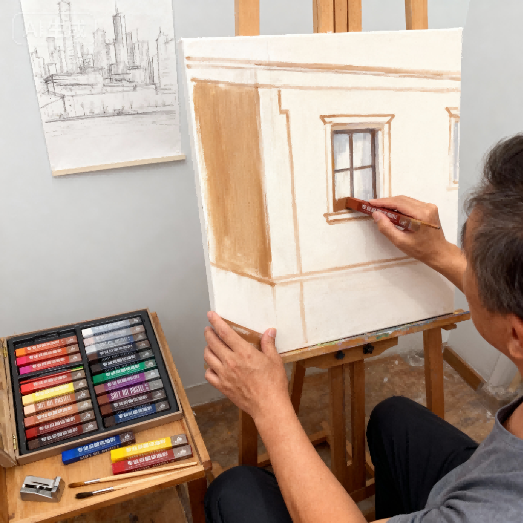 Kuelox Professional Soft Oil Pastels 48 Colors