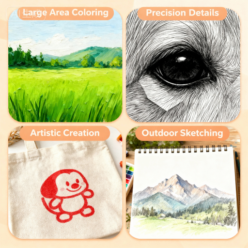 Kuelox Professional Soft Oil Pastels 48 Colors