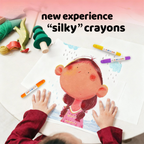 Cat Paw Silky Crayons Set