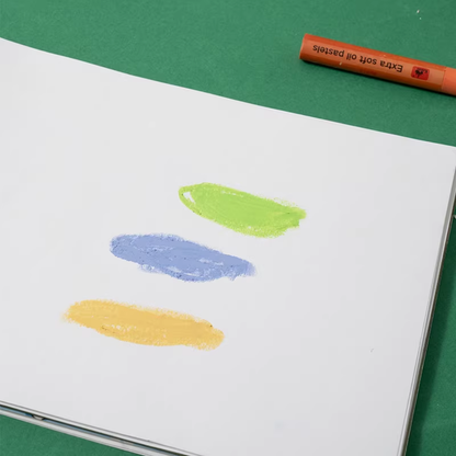 240g Heavyweight Square Oil Pastel Pad with Glassine