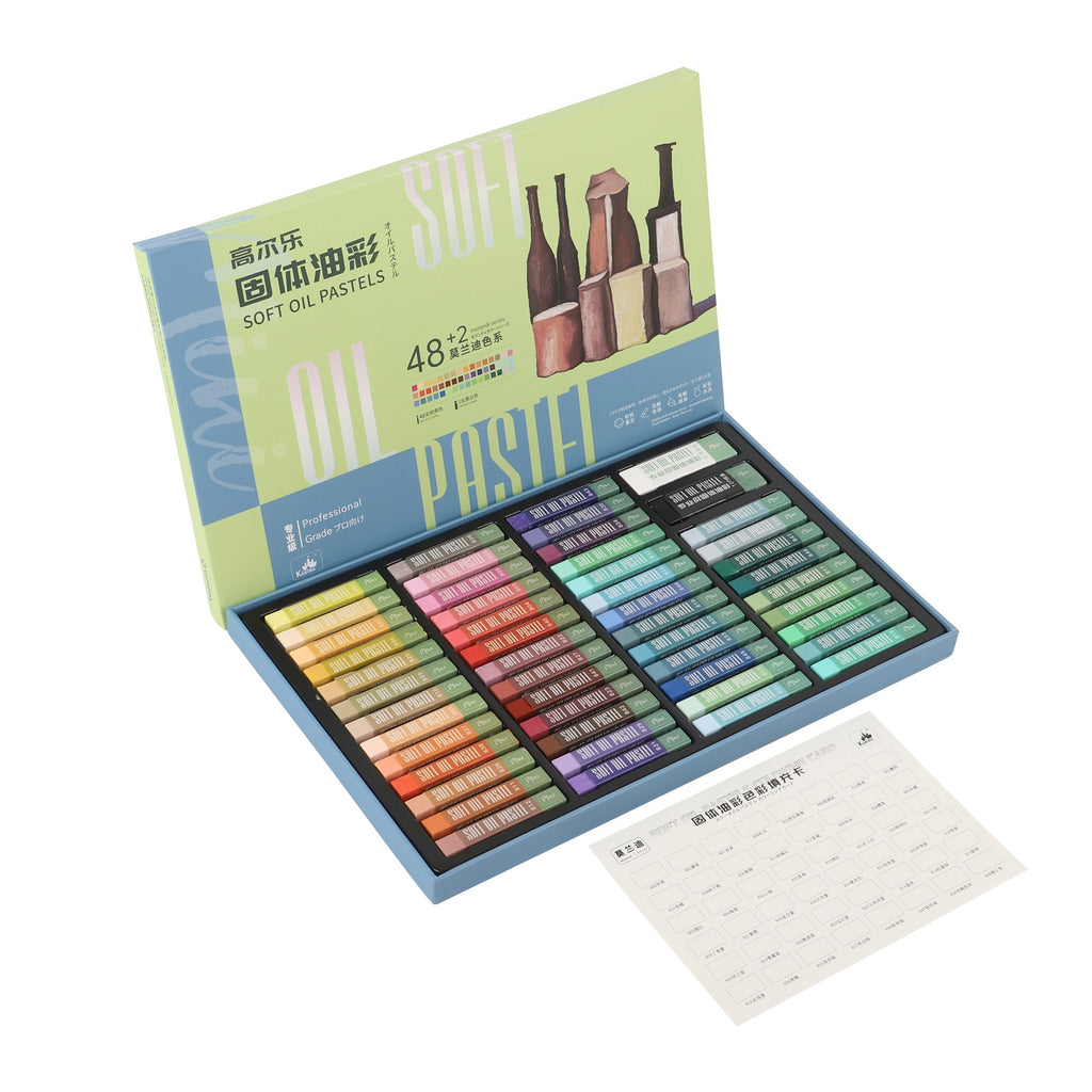 Kuelox Professional Soft Oil Pastels 48 Colors