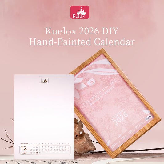 2026 DIY Hand-Painted Calendar Set with 300gsm Art Paper