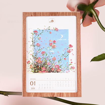 2026 DIY Hand-Painted Calendar Set with 300gsm Art Paper