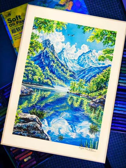 100% Cotton 230gsm Medium-Grain Art Paper