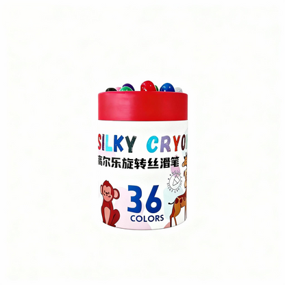 Twistable Washable Silky Crayons for Kids