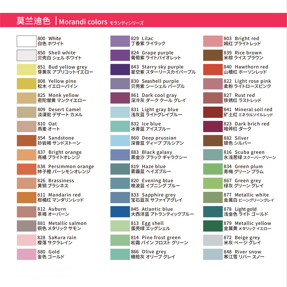 Advanced Ultra-Soft Oil Pastel for Vivid Blending - Morandi
