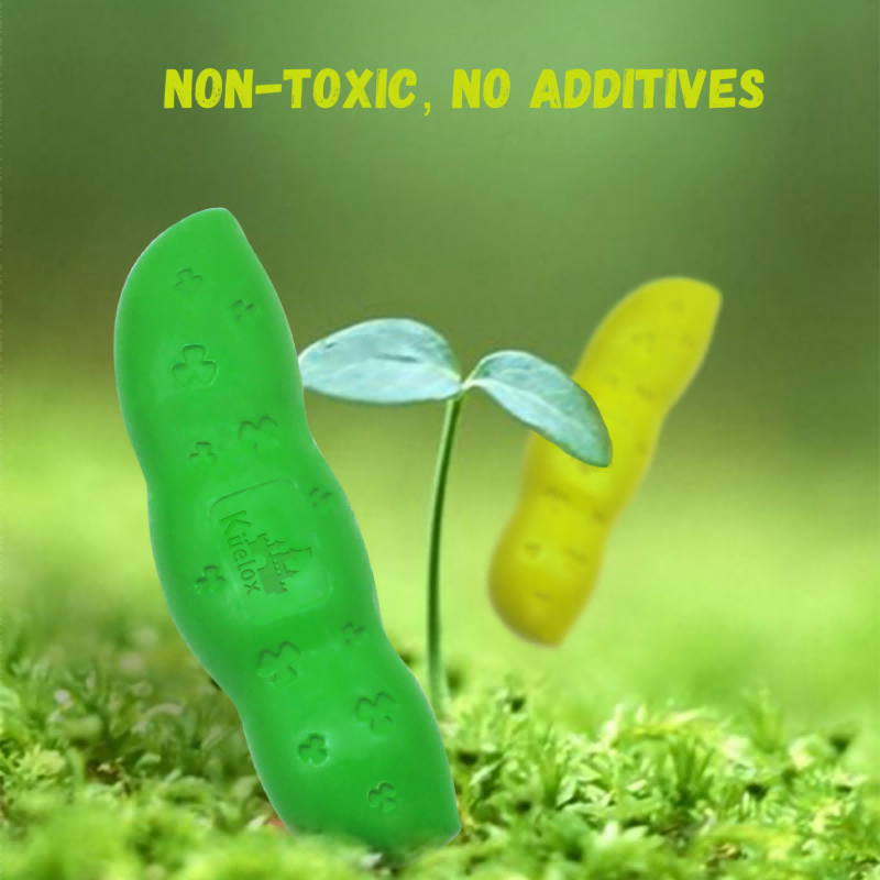 Kuelox Pea-Shaped Washable Grip Crayons for Toddlers