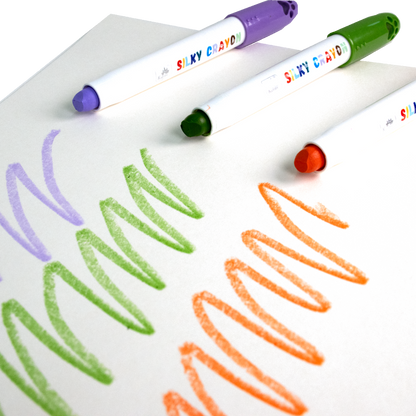 Twistable Washable Silky Crayons for Kids