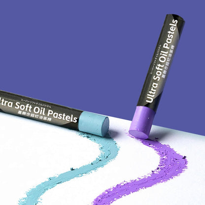 Skyists 48-Color Soft Oil Pastel Value Set for Colorful Art Practice