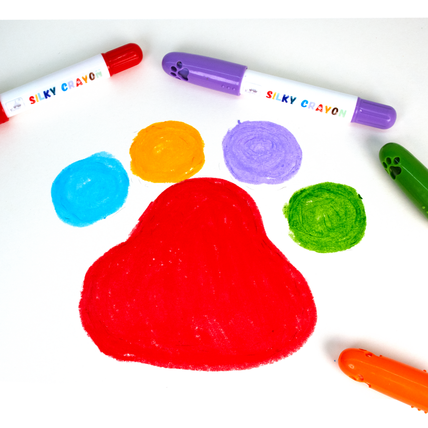 Twistable Washable Silky Crayons for Kids