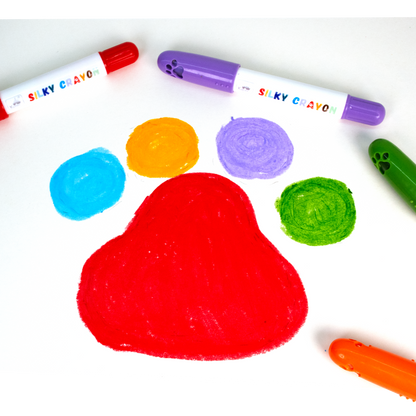 Twistable Washable Silky Crayons for Kids