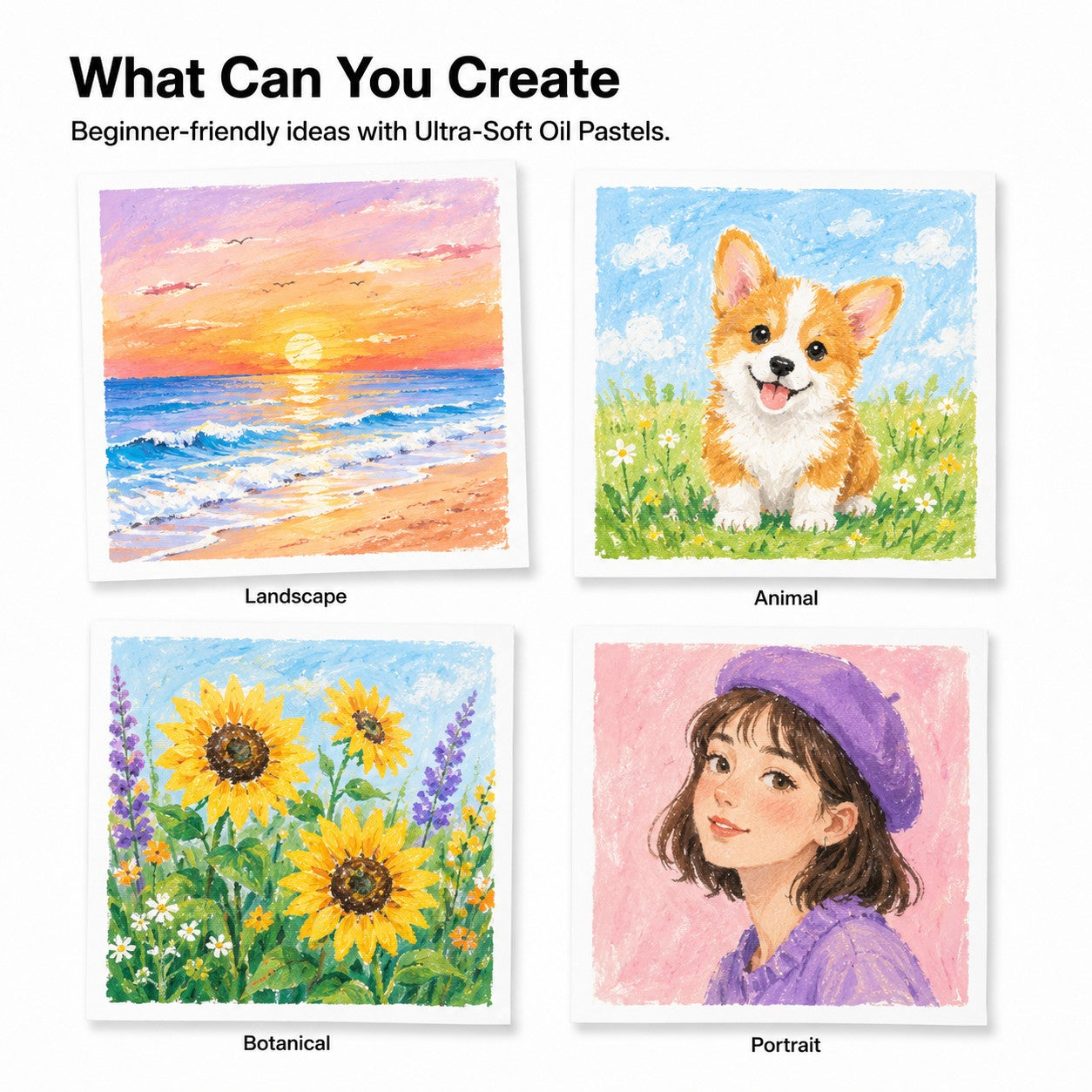 Best First Ultra-Soft Oil Pastel Set