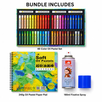 Back to School Oil Pastel Starter Kit