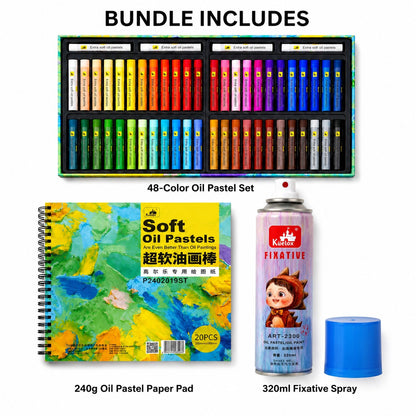 Back to School Oil Pastel Creative Kit