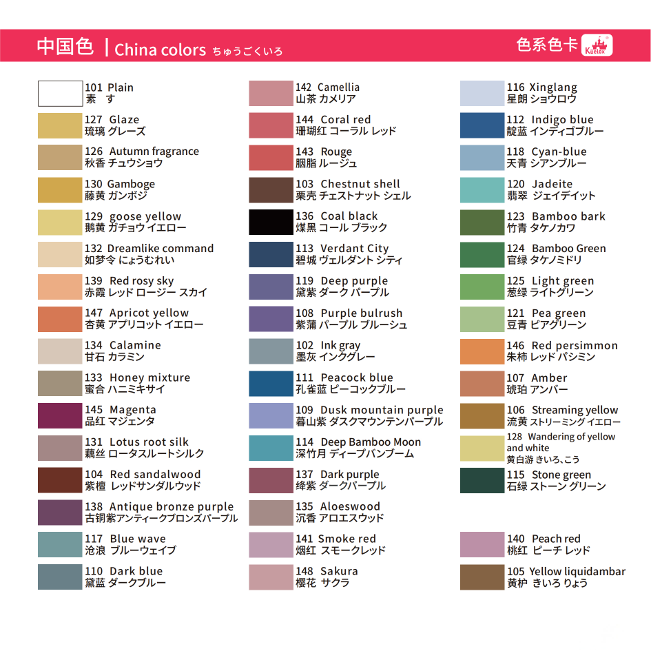 Kuelox Chinese Color Soft Oil Pastels