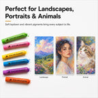 Advanced Ultra-Soft Oil Pastel for Vivid Blending - Morandi