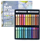Advanced Ultra-Soft Oil Pastel for Vivid Blending - Morandi