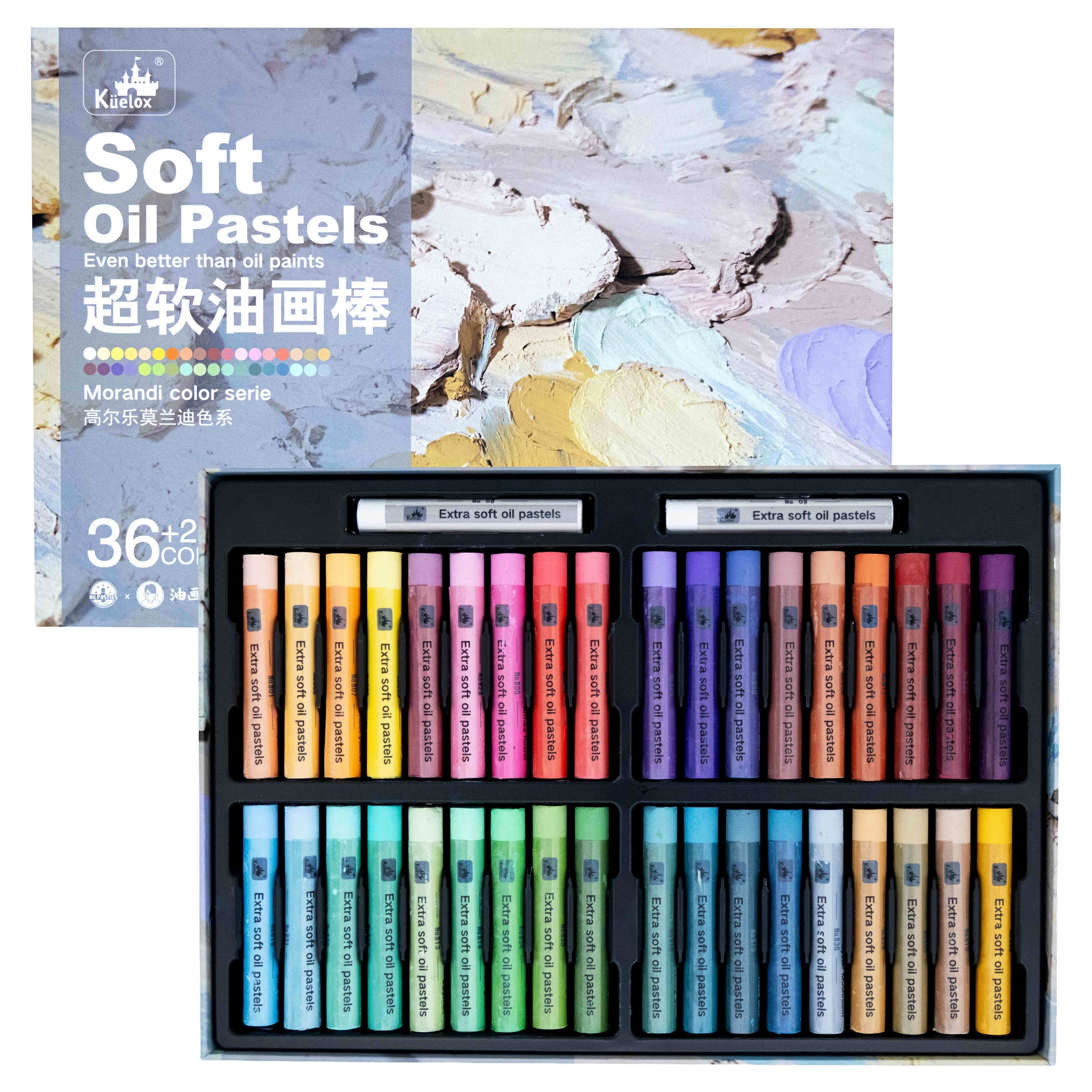 Advanced Ultra-Soft Oil Pastel Set for Vivid Blending