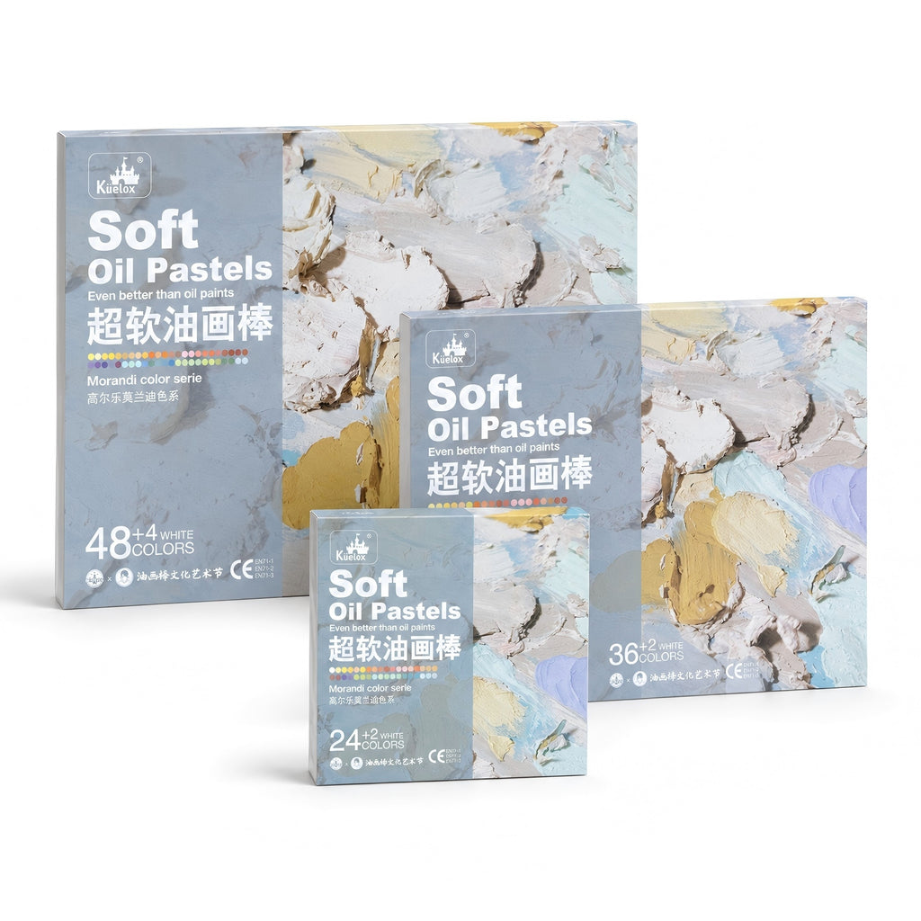 Advanced Ultra-Soft Oil Pastel for Vivid Blending - Morandi