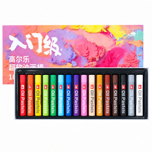 Kuelox Beginner Grade Soft Oil Pastels – Classic 16 Colors