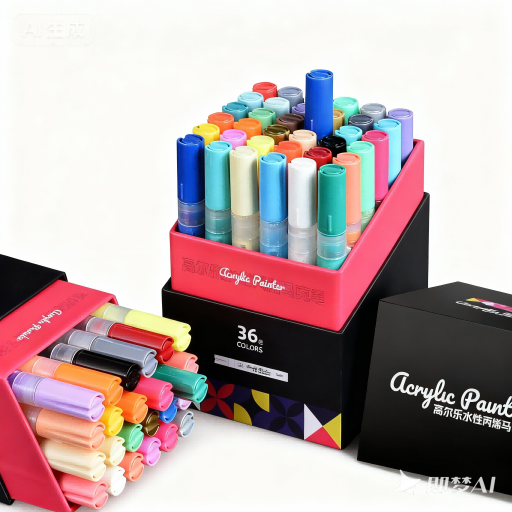 Kuelox Water-based Acrylic Marker 24-36 Colors