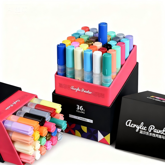 Water-Based Acrylic Paint Marker Set