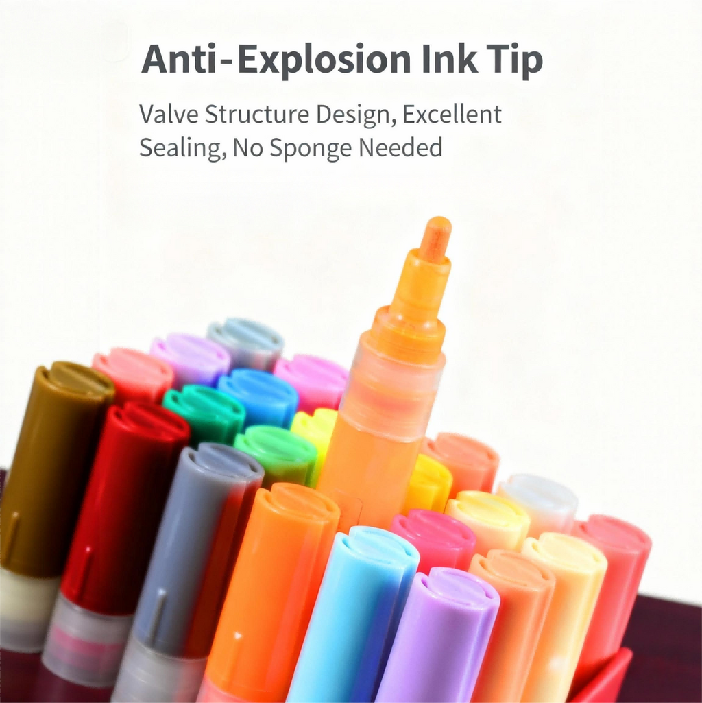 Kuelox Water-based Acrylic Marker 24-36 Colors