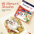 DuoColor 48-Color Colored Pencils