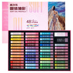 48-Color Professional Square Brick Oil Pastel Set - Marcroon