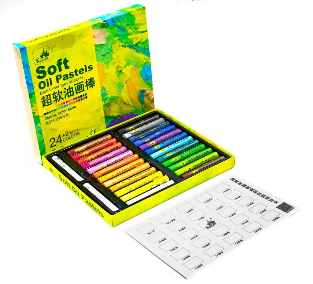 Kuelox Ultra Soft Oil Pastels 24-48 Colors