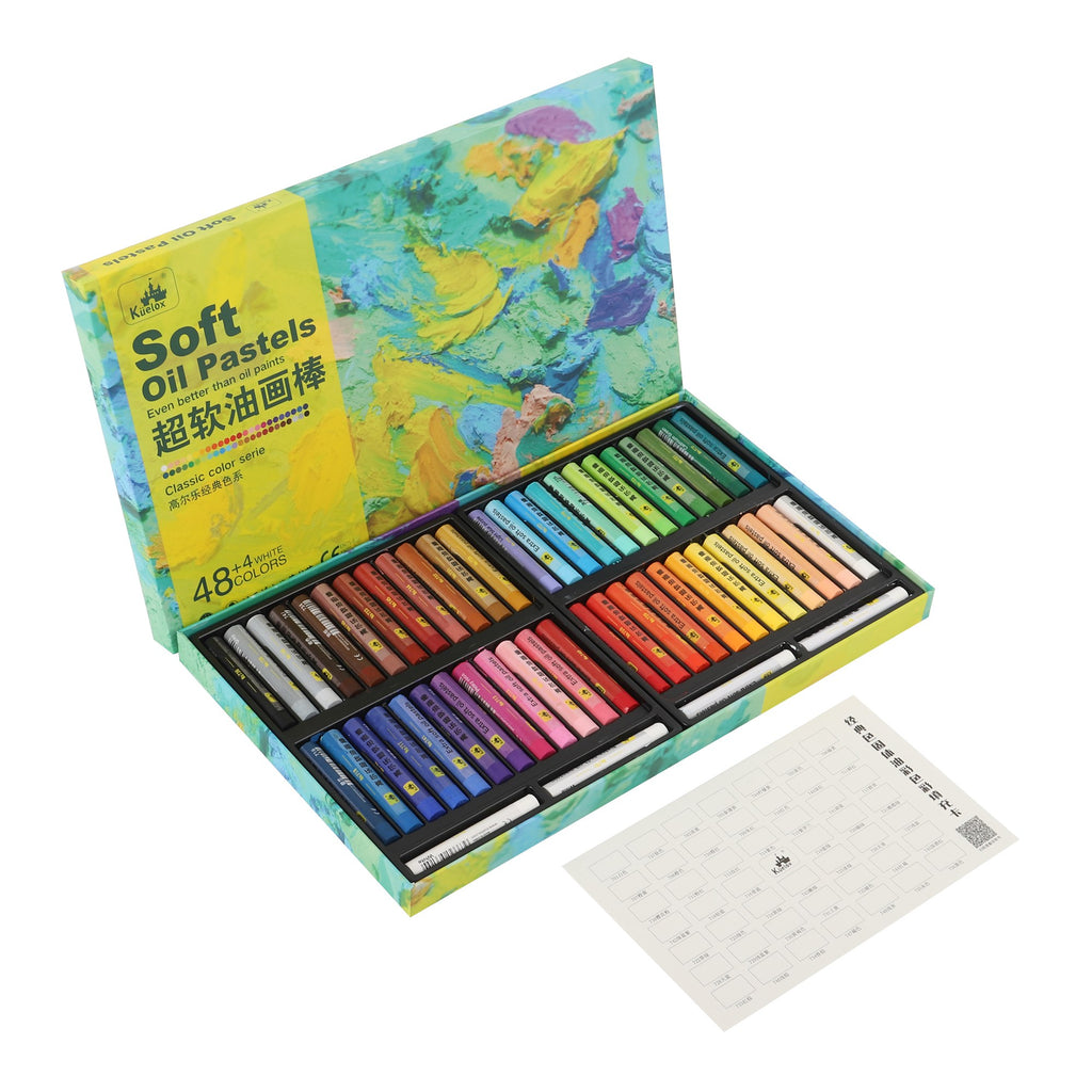 Kuelox Ultra Soft Oil Pastels 24-48 Colors