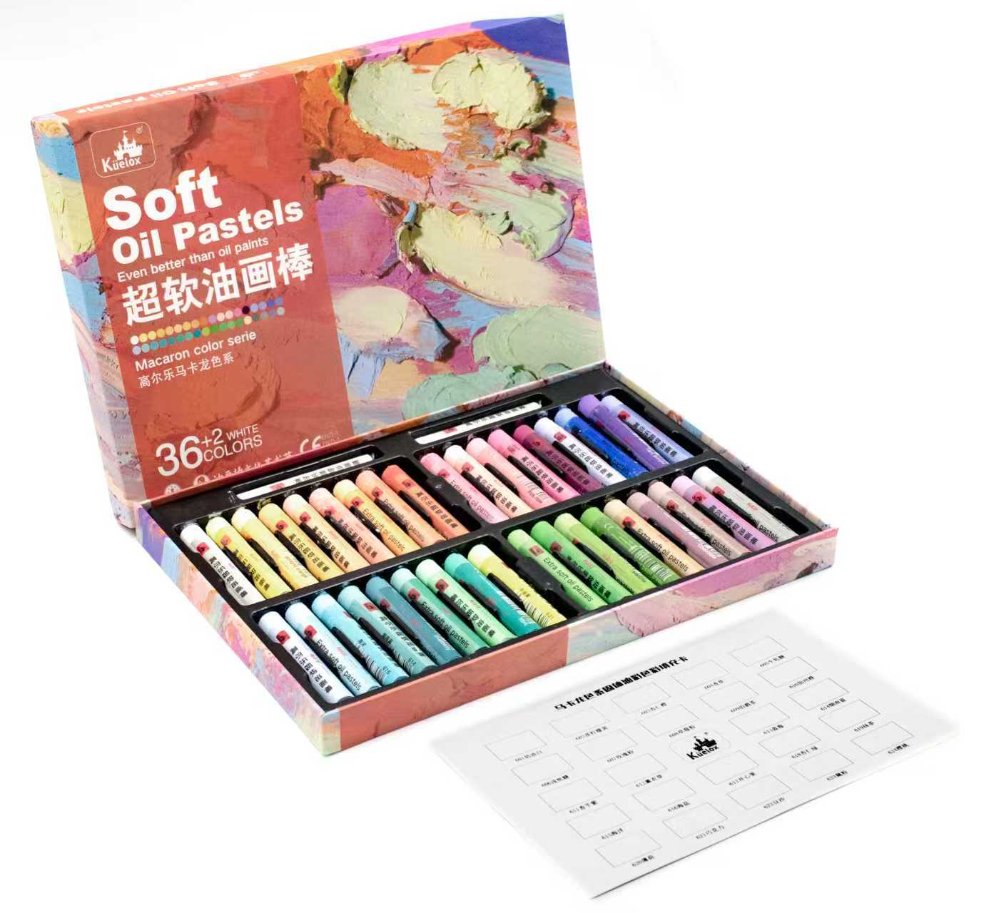 Kuelox Ultra Soft Oil Pastels 24-48 Colors