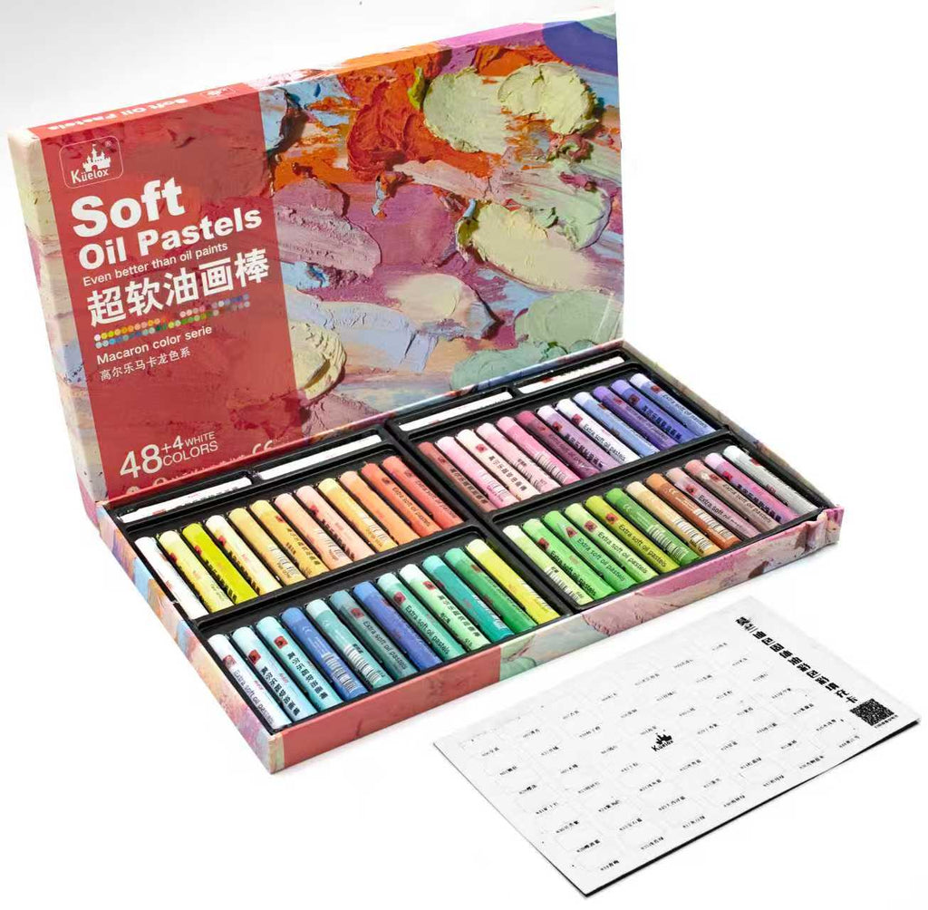 Kuelox Ultra Soft Oil Pastels 24-48 Colors